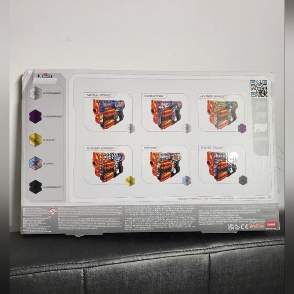 X-Shot SKINS Dread Dart Blaster - SONIC THE HEDGEHOG by ZURU - Picture 3 of 5